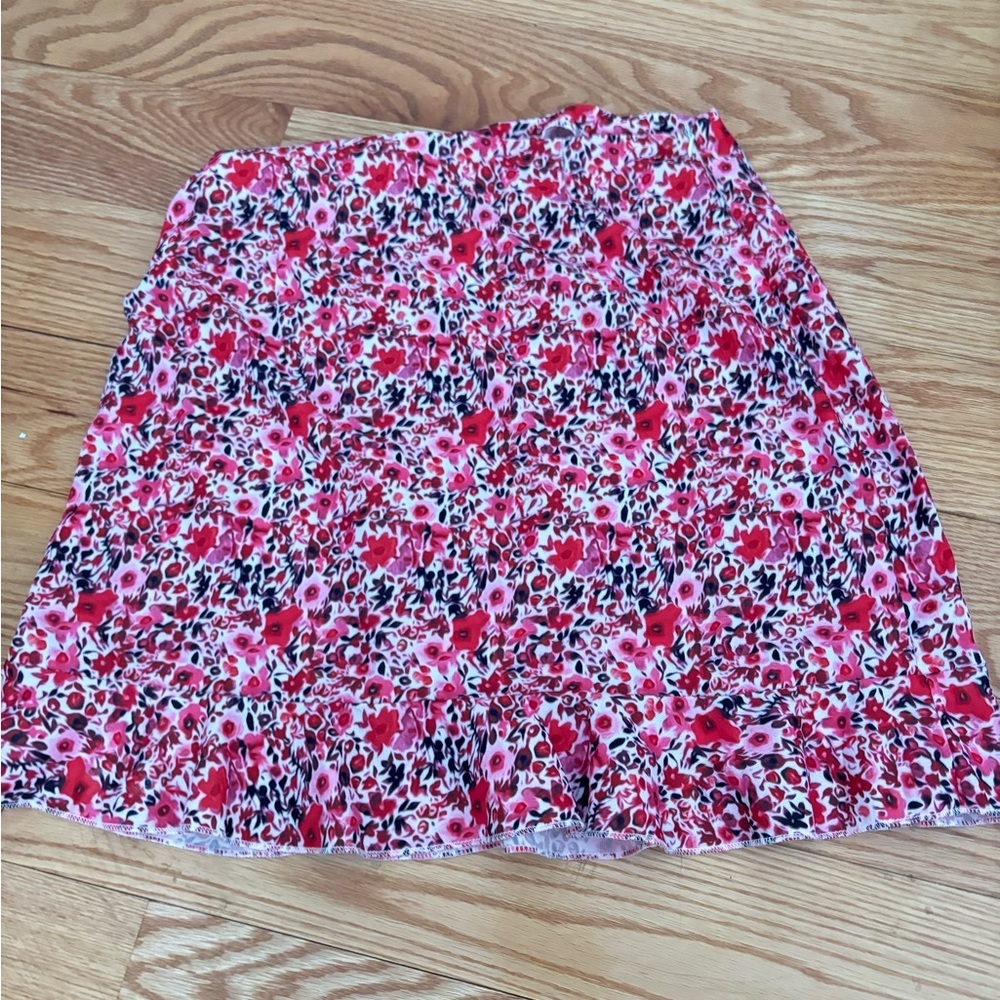 Floral Pink/Red Skirt - Picture 10 of 10